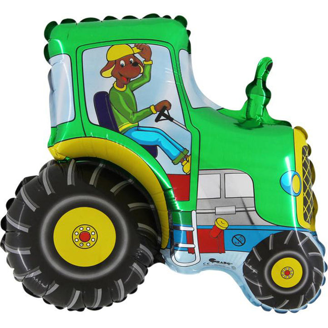 Folienballon Lose - Traktor Grün | HFE 30"