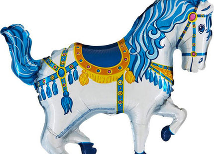14" Miniloon "Zirkuspferd Blau" (unverpackt)