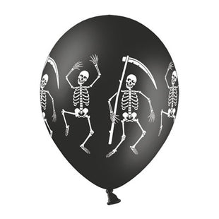 Luftballon Ø28cm Sensenmann | 6Stk.