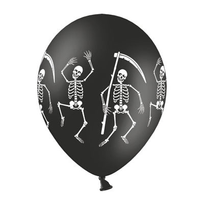 Luftballon Ø28cm Sensenmann | 6Stk.