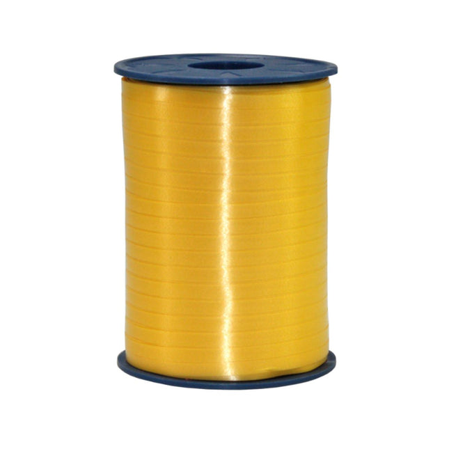Geschenkband Polyband 5mm/500m Gelb #10