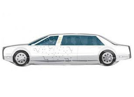 Folienballon Lose - Just married Limo P30 - HF2