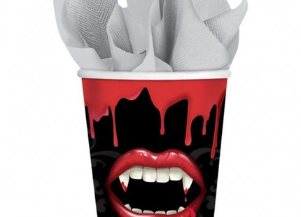 Pappbecher Fangtastic 266ml./8St.