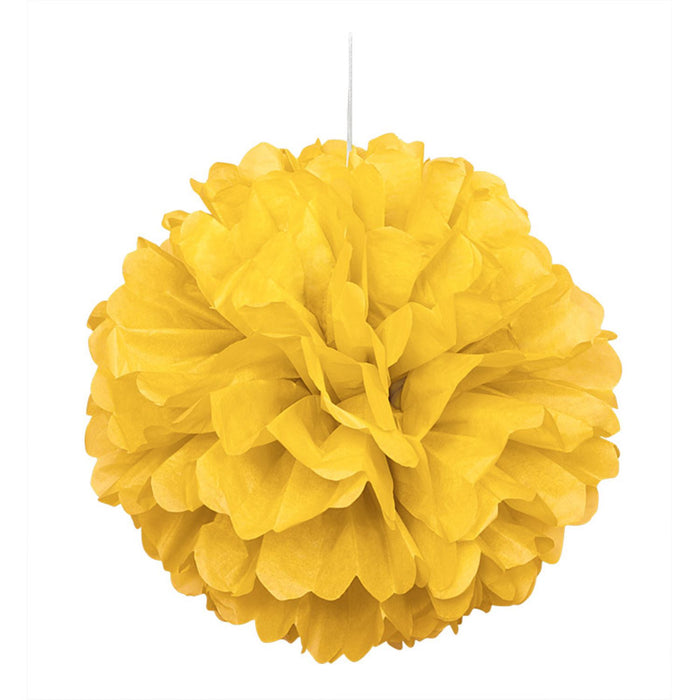 Wabenball Fluffy 40cm/1 Stück | Gelb