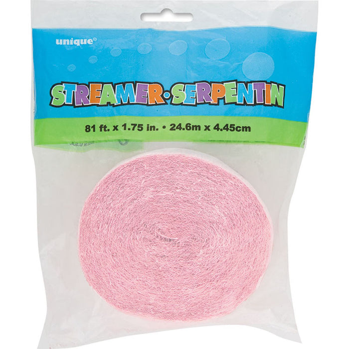 Kreppband Uni 25m Rosa