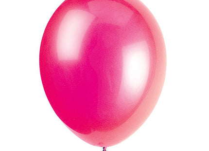 Latexballon Ø30cm Uni ca.30cmØ/10St. Fuchsia