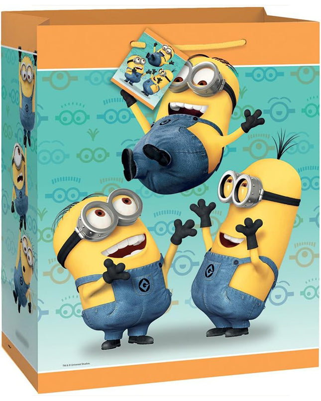 "Minions" Geschenktüte Minions 25x30cm 44174 | Kinder Geburtstag Partydekoration