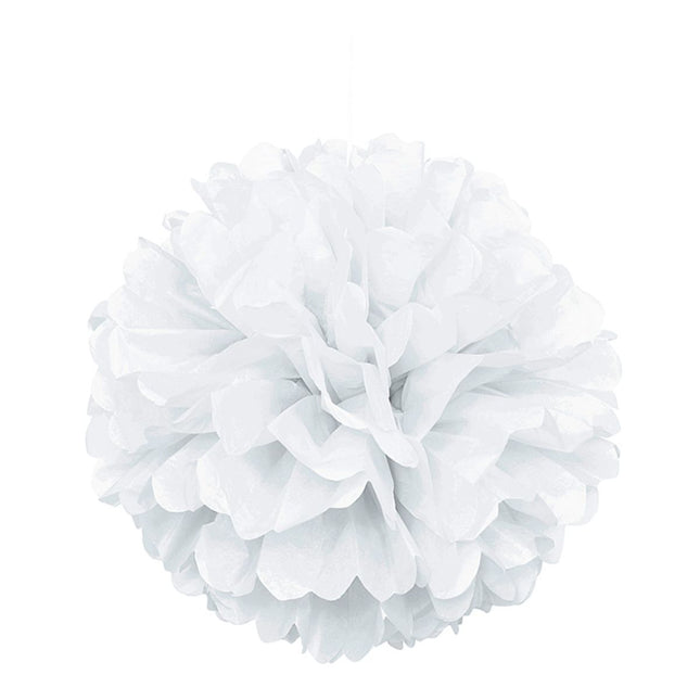 Wabenball Fluffy 40cm/1St. Weiss