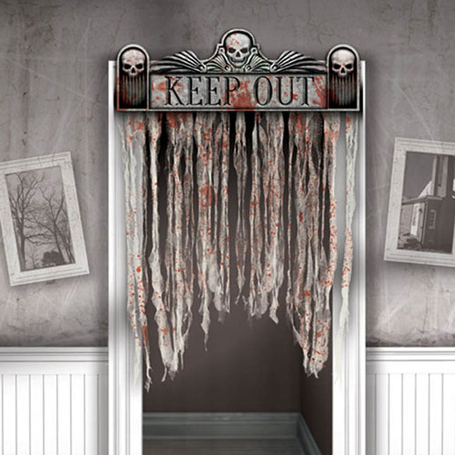 Türvorhang Blutig Halloween 140cm