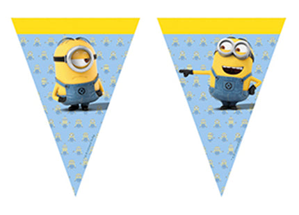Wimpelkette PVC MINIONS 6m