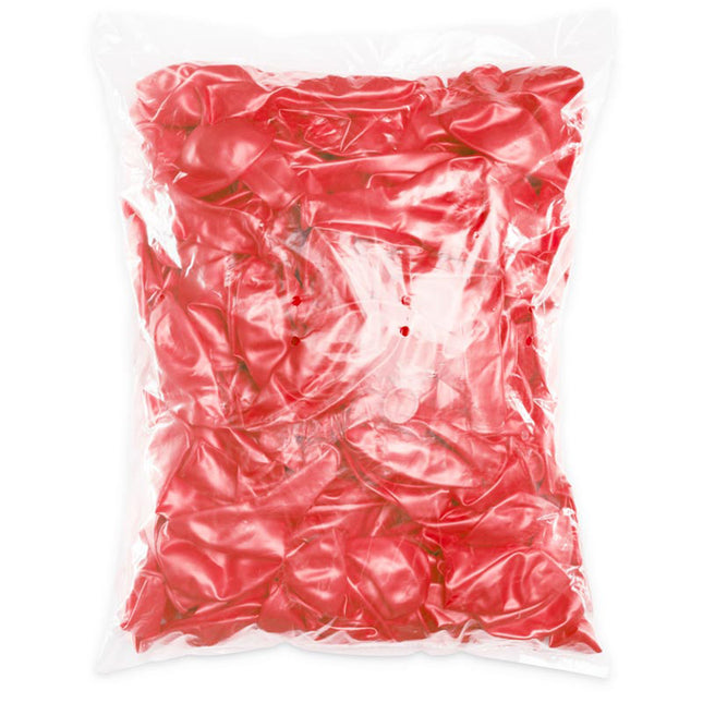 Luftballon Ø30cm Metallic | 200 Stk. - Rot