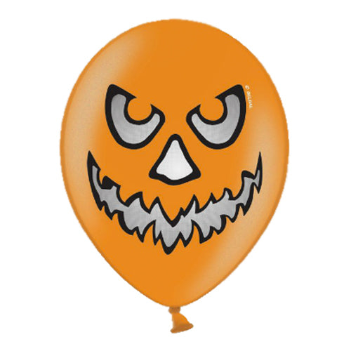 Luftballons Halloween - Kürbis Ø 28cm | 6Stk.