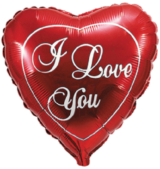 Loser Folienballon - Folienballon lose Love Script 24" /ca. 60 cm