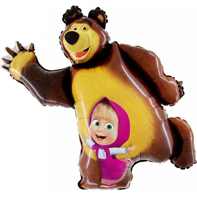 Folienballon Lose - Masha and the Bear II  - HF2 35"
