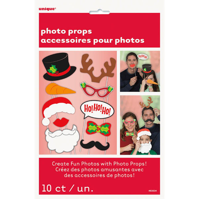 Foto-Props Hohoho Xmas 10-tlg.