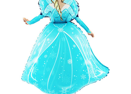 Shape Folienballon Lose - Prinzessin Tiffany Blau (Non-Metallic) | HFE