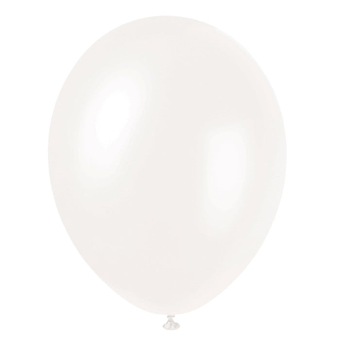 Latexballon Uni Metallic ca.30/33cmØ/50St. Pearl