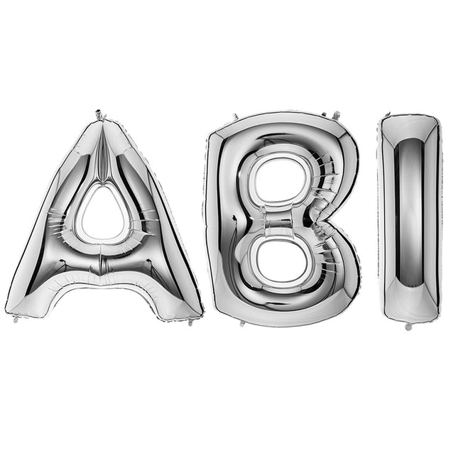 Riesenbuchstaben ABI Silber FM