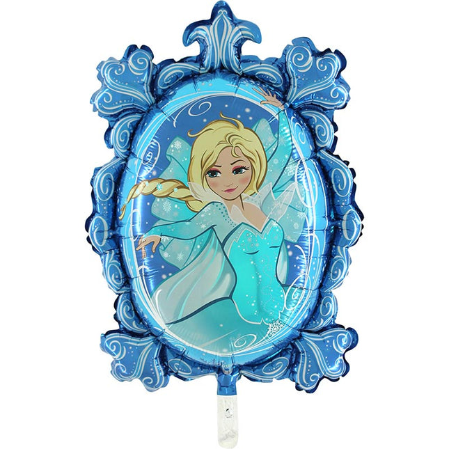 Folienballon Lose - Tiffany Spiegel Blau E - HF2