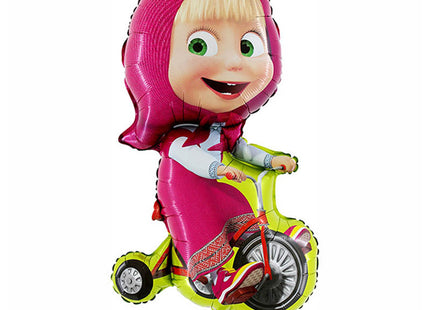 Folienballon Lose - Masha on Bike II (#) - HF2 31"