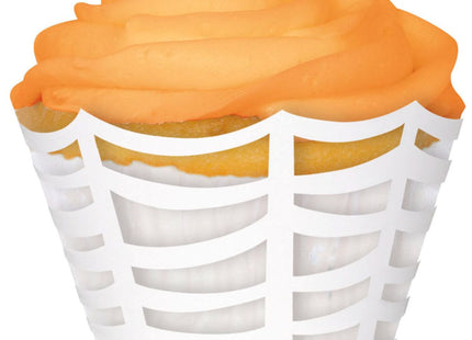 Cupcake Deko SET Spinnennetz 12 Stück
