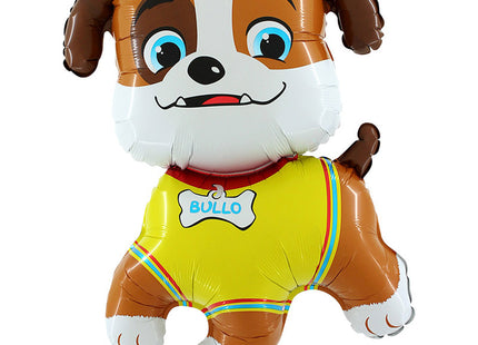Folienballon Lose - Hündchen Puppy Boy (Non-Metallic) | HFE