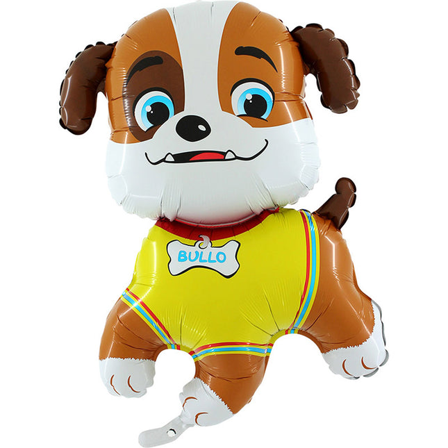 Folienballon Lose - Hündchen Puppy Boy (Non-Metallic) | HFE