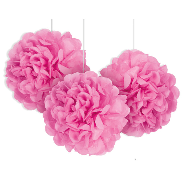 Wabenball Fluffy 23cm/3St. Magenta