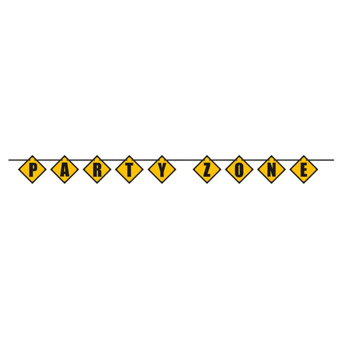 Buchstabengirlande Baustelle