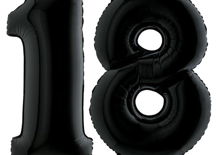 Riesenzahlen #18 Schwarz PartyMarty FM 40"/102 cm