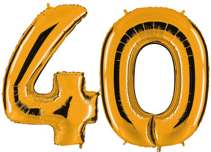 Riesenzahlen #40 Gold PartyMarty FM 40"/102 cm