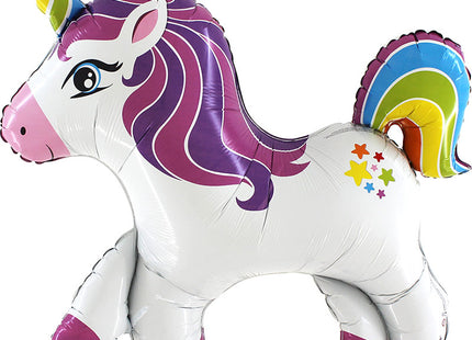 Folienballon Lose - Einhorn Regenbogen FM II (Non-Metallic)| HF2