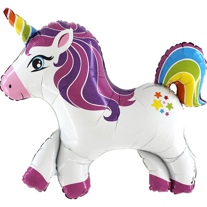 Folienballon Lose "Einhorn Regenbogen FM II" | HF2 (Non-Metallic)