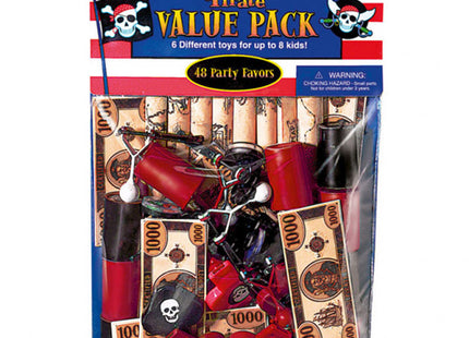 Partygeschenke-Set Pirates Treasure 48-teilig