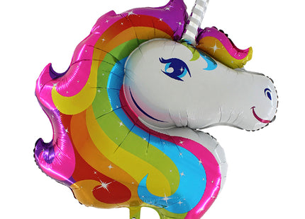ABC Shape Einhornkopf Regenbogen