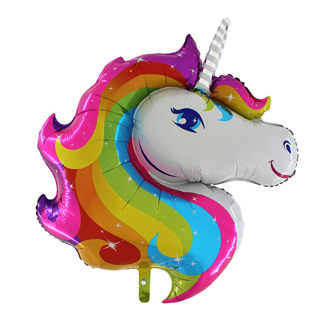 ABC Shape Einhornkopf Regenbogen