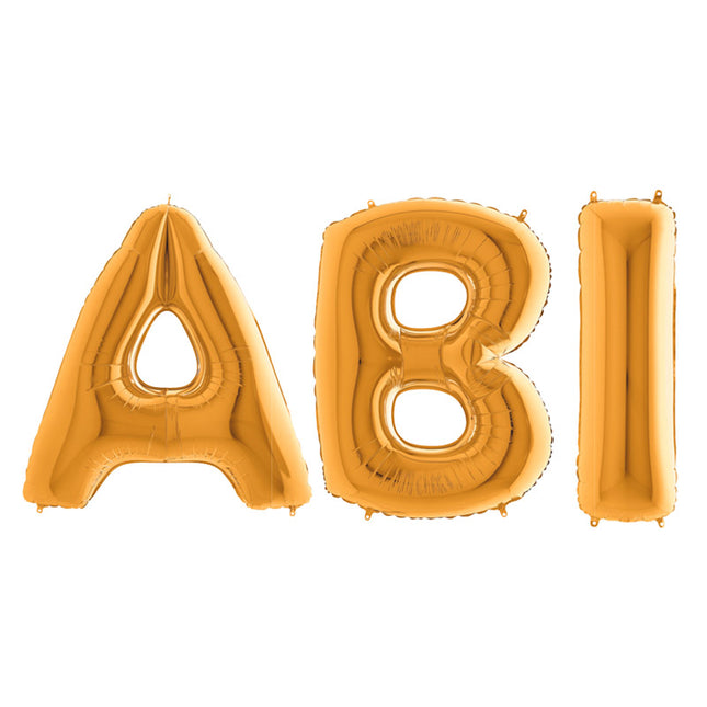 Riesenbuchstaben ABI Gold FM
