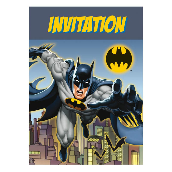Einladung Batman 8 Stk.
