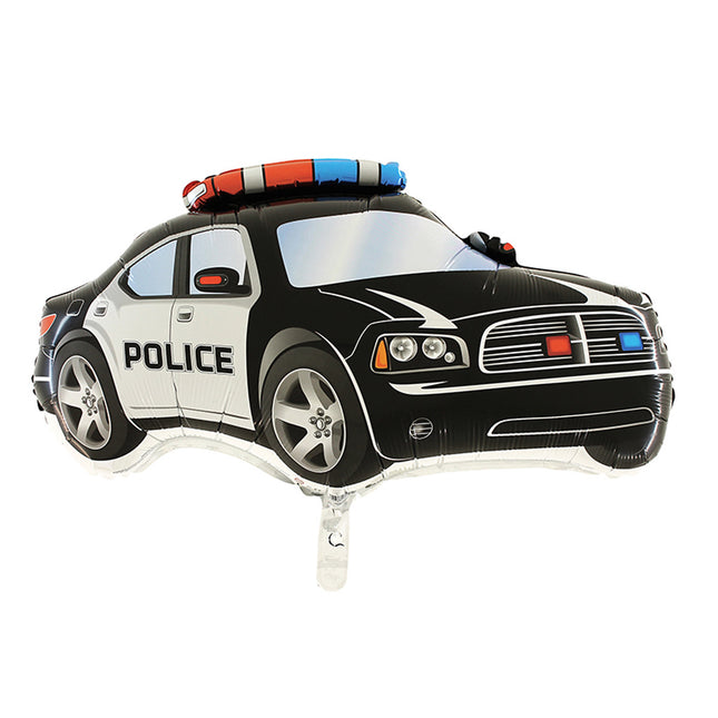 Folienballon Lose - Polizeiauto Schwarz | HFE 28"