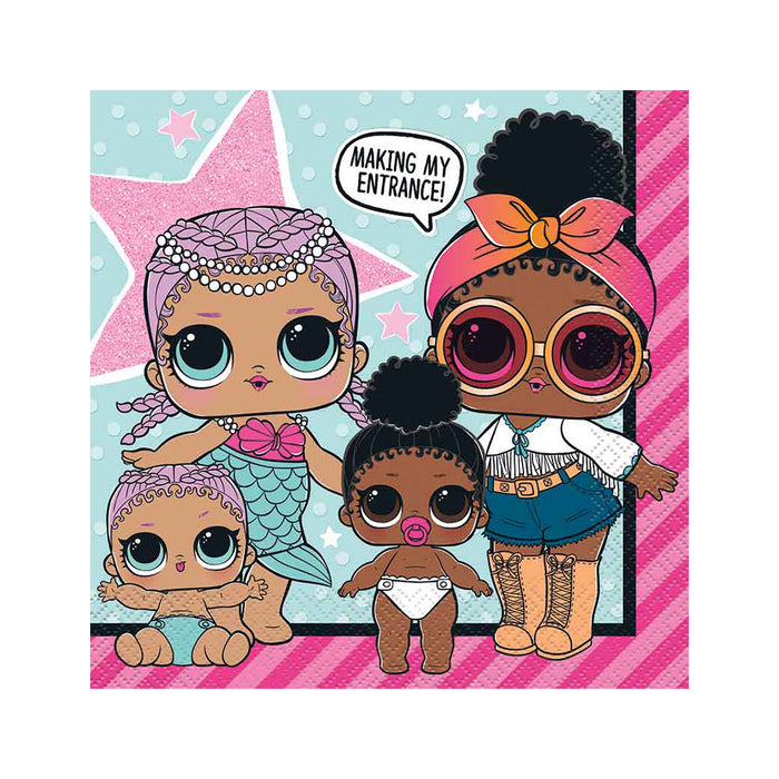 LOL Surprise! Servietten 16Stk./33x33cm