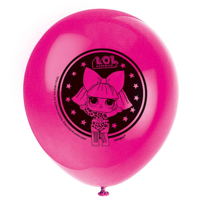 Latexballon Ø30cm LOL Surprise! ca.30cmØ/8Stk.