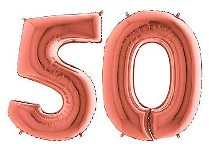 Riesenzahlen #50 Rosegold PartyMarty FM 40"/102 cm