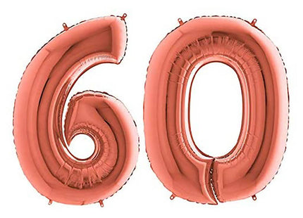 Riesenzahlen #60 Rosegold PartyMarty FM 40"/102 cm