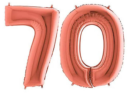 Riesenzahlen #70 Rosegold PartyMarty FM 40"/102 cm