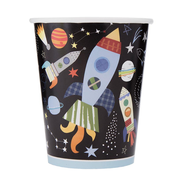 Pappbecher Outer Space 266ml/8Stk.