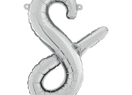 ABC14 Buchstabe S Skript silber 36 cm