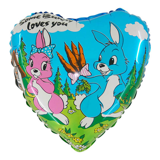 Folienballon Lose - Häschen Herz Some Bunny loves you 20 - HF18