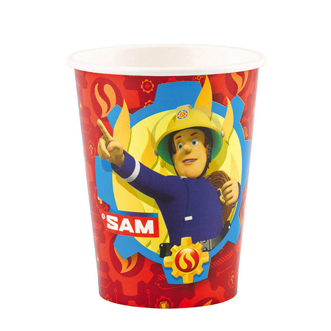Pappbecher Fireman Sam 250ml/8Stk.
