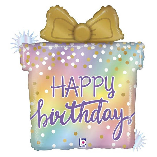 ABC Shape Happy Birthday Geschenk Opal ca.68cm