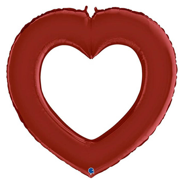 ABC Shape Herz Rubinrot | 104cm